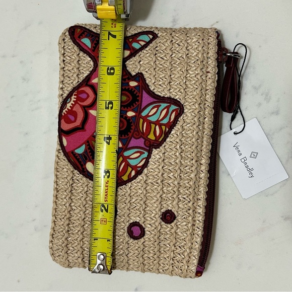 Vera Bradley Tan Fish Design Clutch - Picture 8 of 8